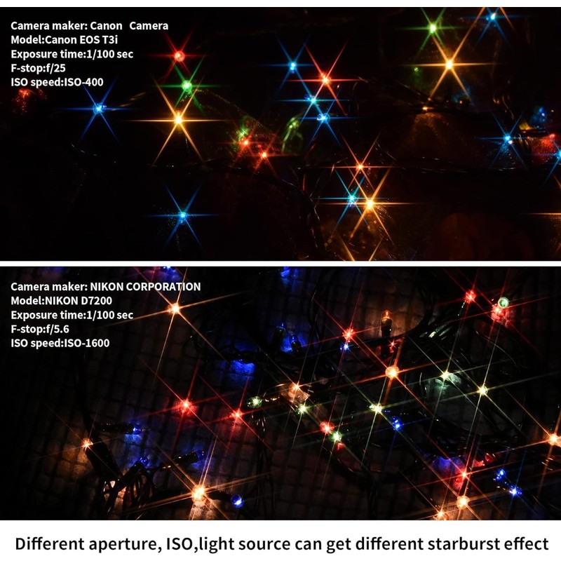 Walking Way 6 Points Star Filter 37 MM Variable Twinkle