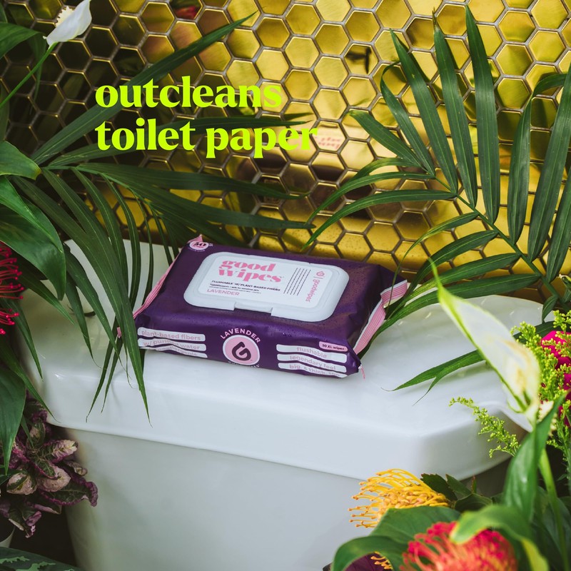 goodwipes Flushable Butt Wipes - Extra Large Adult Wet Wipes