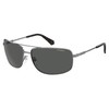 Polaroid Unisex Sunglasses, Dark Ruthenium