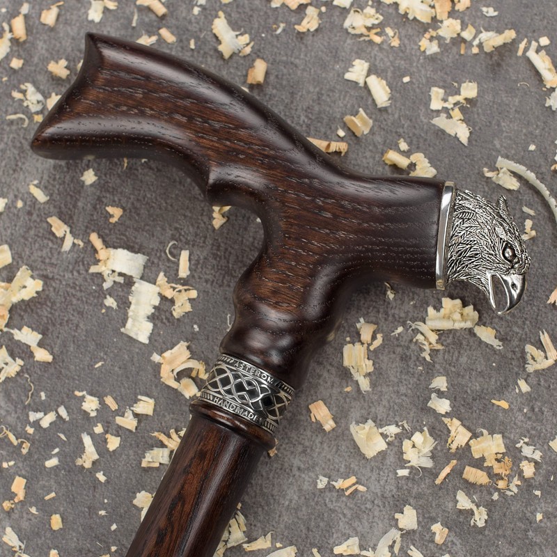 Asterom Fancy Handmade Walking Cane for Men - Eagle -