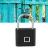 Fingerprint Padlock Keyless Waterproof Biometric Electronic Lock USB Rechargeable