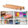 Durawe Company Adjustable Bamboo Drawer Dividers Organizers Expandable (12-16") Kitchen