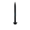 Hippo Hardware (4.8mm X 50mm) Black Japanned Slotted round Dome