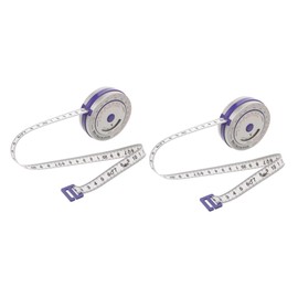 Operitacx 2pcs Multifunctional Measuring Tape for Body Measurements Portable Waist Measuring Tape with Precise Markings for Accurate Fitness Tracking and Health Monitoring