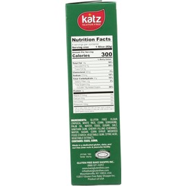 Katz Gluten Free Personal Size Cherry Pie. Free of Dairy, Soy, Tree Nuts, and Peanuts, Kosher 11.5 oz (3pk)