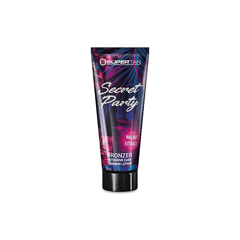 SuperTan Secret Party Walnut Extract Bronzer Tanning Lotion (200ml)