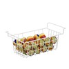 SANNO Chest Freezer Baskets, Deep Freezer Organizer Bins Sturdy Metal