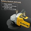 RhovixStar Brushless Angle Grinder Cordless, 3/8 Inch Battery Grinder Power
