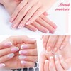 krofaue Nail Dip Container Dipping Powder Tray French Nail Smile
