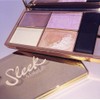 Sleek MakeUP Highlighting Palette, Four Dazzling Shades for a Supercharged