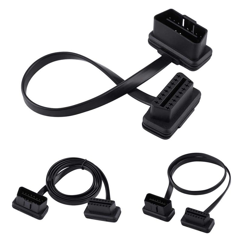 Keenso 16 Pin Stecker auf Buchse OBD2 Kabel, Diagnostic 16