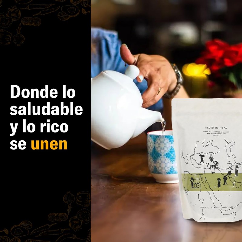 NEGRO MOSTAZA Té Matcha Culinario - Se utiliza principalmente para