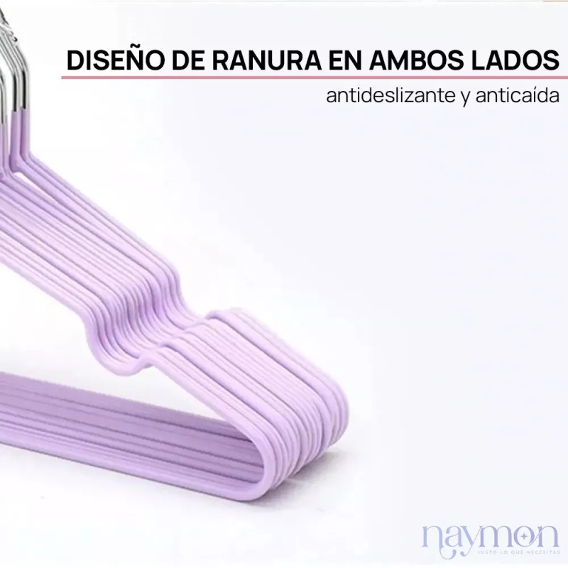 Naymon 10 Ganchos Ropa Alambre Acero Inoxidable Niños Bebe Infantil