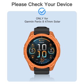 OVERSTEP Case Cover Compatible with Garmin Fenix 8 47mm Solar,Soft Anti Drop Replacement Protective Cases Smart Watch Accessories.
