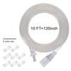 GoYeel 2 Part Clear Extension Cord, Thin Extension Cable White