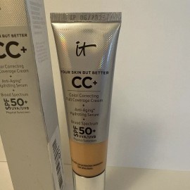 IT Cosmetics NWB IT Cosmetics CC+ Color Correcting Full Coverage Cream SPF 50+ Medium 1.08oz
