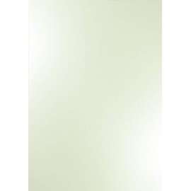 Netuno 10 x Mother of Pearl Milk White Craft Paper DIN A4 21 x 29.7 cm 120 g Majestic Milk Pearlescent Paper Coloured Paper Metallic Glossy for Crafts Pearlescent Shimmer Paper Glossy Paper Elegant