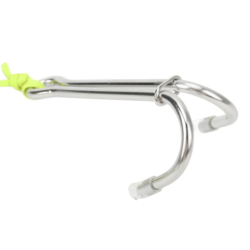 Diving Hooks Stainless Steel Double Reef Hook with Spiral Coil