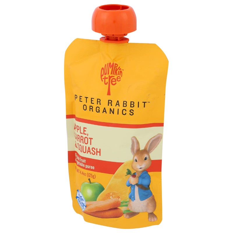 Peter Rabbit Organics Baby Carrot Squash Apple, 4.40 oz