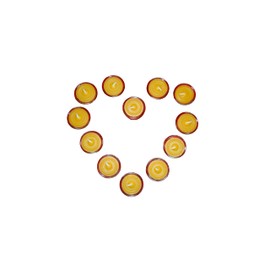 Beeswax Tea Lights Made of Pure Beeswax, 20 Tea Lights and 4 Tea Light Glasses for Refilling Directly from Beekeepers, Handmade