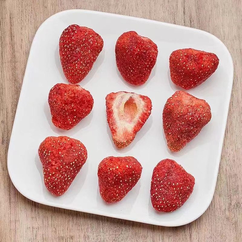 Dried Strawberries 5.29oz Strawberry Crisps Fruit Snacks Dried Fruit Crispy