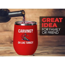 Luxe Gifting Snowboarding Red Edition Wine Tumbler 12oz - Carving - Ski Snowboard Goggles Snowboarder Skiing Snowboarding Gift Skiers Hiking Mountain