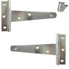 Keypak 2 Pack 100mm (4") T-Hinges Zinc Plated, Rustproof Metal