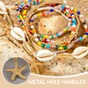 ZORVUJI Muschelkette Damen Set Bunt Boho Schmuck mit Muschel Armband