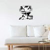 Extra Large 460mm 'Happy Leopard Gecko' Permanent Sticker Decal for