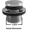LDR 502 5108CP Toe Touch Bath Tub Drain, Chrome