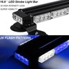 ASPL 16.8 Inch LED Strobe Flashing Light Bar, 26 Flashing