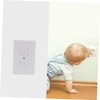Mipcase 4Pcs Childproof Socket Covers French Style Outlet Plug Protectors