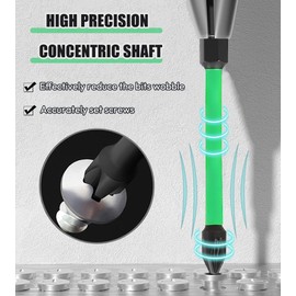 Saipor 10-Piece 90 mm + 150 mm Long PZ2 Magnetic Impact Screwdriver Driver Bits Set, POZI No.2 Screw Driver Drill Bits, S2 Steel Pozidriv Screwdriver Bit Set, 1/4 Inch Hex Shank Impact Driver Bit