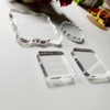 TopHomer Clear Acrylic Stamp Block Set, 10 Pieces with Grid