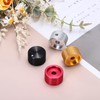 MECCANIXITY 4PCS Aluminium Potentiometer Knobs 1/4" x 1", Universal Top