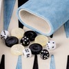 Backgammon Sets for Adults, Classic Board Game with Foldable Leather