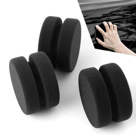 Dogary Paint Sponge Applicator, Versatile Handheld Sponges, for Furniture & Car Detailing, High Density and Strong Water Absorption, Suitable for Car Waxing, Wall Repair, Kitchen Cleaning (Black)