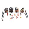 Lighted Christmas Village Sets with Figures Resin 80mah Exquisite Christmas