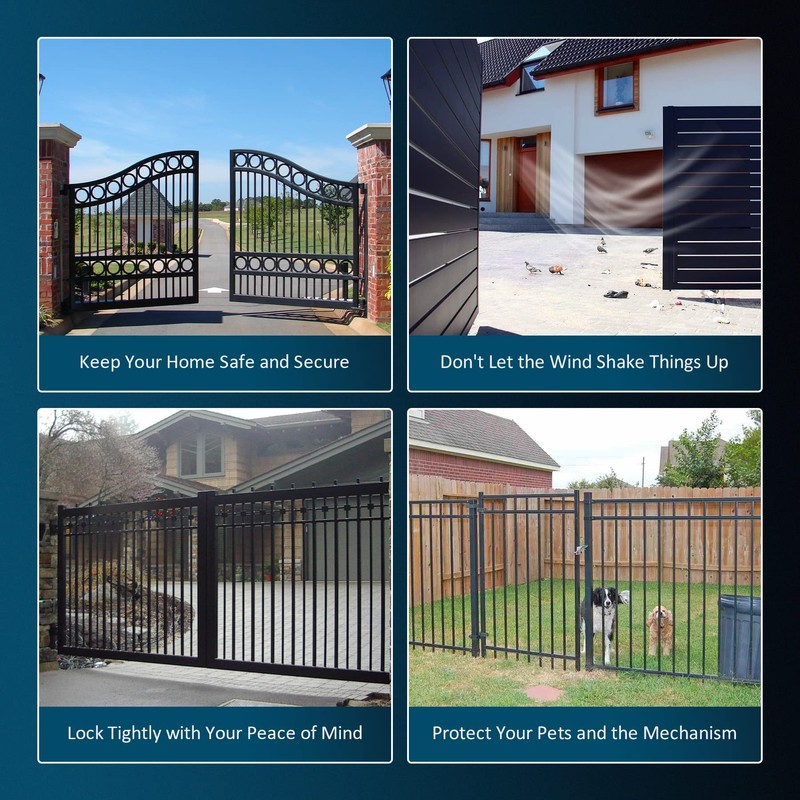 CO-Z Automatic Electric Gate Lock for Single Double Swing Gate