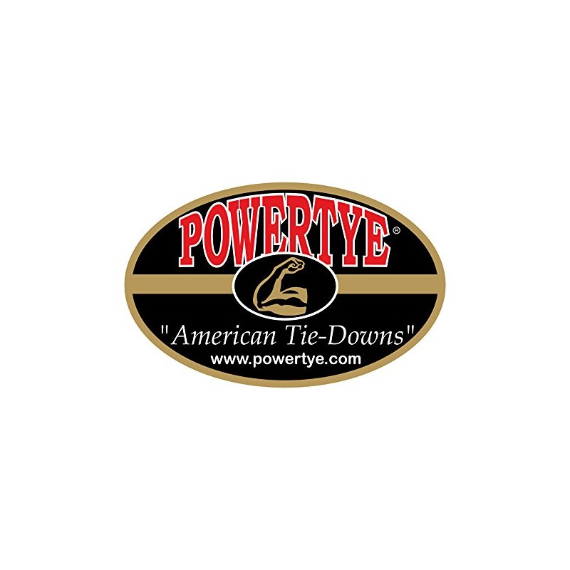 PowerTye - Endless Ratchet Strap - Easy Grip (Hookless), Black