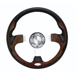 Forever Sharp 12.5" Pursuit Classic II Burlwood Style Steering Wheel