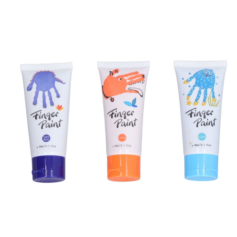 6pcs Finger Paint Safe Washable Eco Friendly Enlightenment Toy Finger