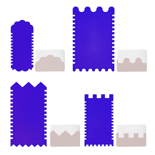 FINGERINSPIRE Pack of 4 Acrylic Soap Cutters 150 x 76