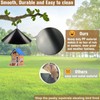 PVC Squirrel Baffle for Bird Feeders, Wrap Around Protector with