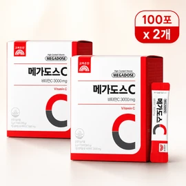 Goryeo Eundan Korea Eundan Megadose C Vitamin C 3000mg 100 packets x 2 Hwamok Dream / 고려은단 메가도스C 비타민C 3000mg 100포 x 2개 화목드림