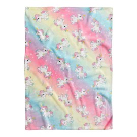 Chiqui Mundo Frazada Manta Ligera Recién Nacido Chiqui Mundo Unicornio Color Rosa