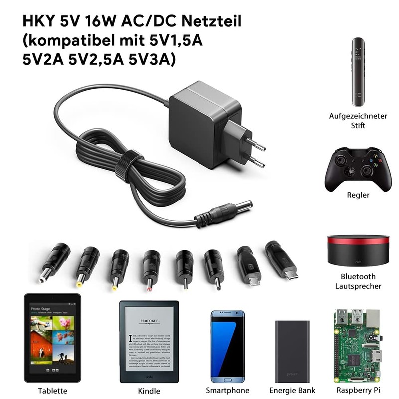 HKY Power Supply 5.25 V 5 V 3 A Charger