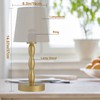 CASTLELIFE Portable Cordless Table Lamp,Touch Desk Lamp Rechargeable Battery Powered,