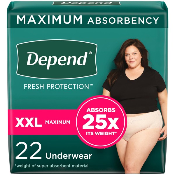 Depend Depend Fresh Protection Adult Incontinence & Postpartum Bladder Leak