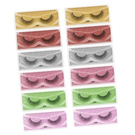 SAFIGLE 12pairs False Eyelashes Set Full Kit for Women Makeup Lash Kit Dense Curling Lashes for Party Wedding Photo Shoot Daily Use